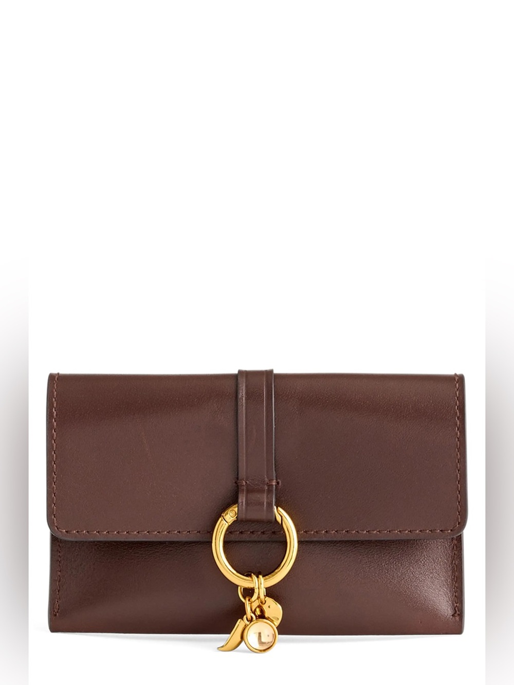 Madewell Charm Ring Leather Card Case